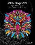 Adult Coloring Book Vol.5: Stress Relieving Designs, Animals Doodle and Mandala Patterns Coloring Book for Adults Vol.5