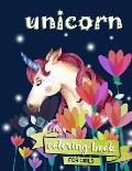 Unicorn Coloring Book: For Girls 100 coloring pages, 8.5 x 11 inches