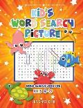 Kid's Word Search Picture: Word Search Book for Kids 4-8