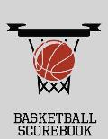 Basketball Scorebook: 50 Game Scorebook for Basketball Games (8.5 x 11)