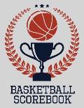 Basketball Scorebook: 50 Game Scorebook for Basketball