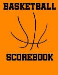 Basketball Scorebook: 50 Game Scorebook with Scoring by Half