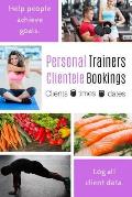 Personal Trainers Clientele Bookings: Female Personal Trainer's Work Diary Log Clients Details And Stay Organised.