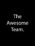 The Awesome Team: Line Notebook Handwriting Practice Paper Workbook