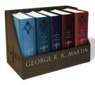 A Game of Thrones Leather-Cloth Boxed Set: A Game of Thrones / A Clash of Kings / A Storm of Swords / A Feast for Crows / A Dance with Dragons: Song of Ice and Fire