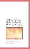 History of Prussia Under Frederic the Great 1756-1757