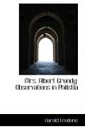 Mrs. Albert Grundy: Observations in Philistia