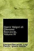 Opere Volgari Di Giovanni Boccaccio, Volume IV