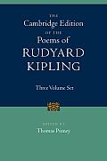 The Cambridge Edition of the Poems of Rudyard Kipling 3 Volume Hardback Set