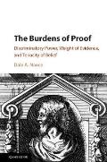 The Burdens of Proof: Discriminatory Power, Weight of Evidence, and Tenacity of Belief