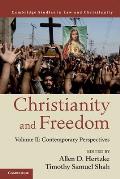Christianity and Freedom: Volume 2, Contemporary Perspectives
