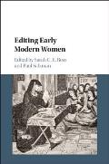 Editing Early Modern Women