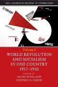 Cambridge History of Communism Volume 1 World Revolution & Socialism in One Country 1917 1941