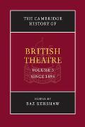 The Cambridge History of British Theatre