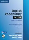 English Vocabulary in Use Upper-Intermediate with Answers [With CDROM]
