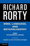 Mind Language & Metaphilosophy Early Philosophical Papers