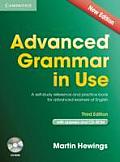 Advanced Grammar In Use Book With Answers A Self Study Reference & Practice Book For Advanced Learners Of English With Cdrom