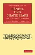 H?ndel Und Shakespeare: Zur ?sthetik Der Tonkunst