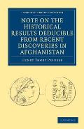 Note on the Historical Results Deducible From Recent Discoveries in Afghanistan