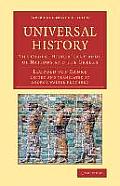 Universal History: The Oldest Historical Group of Nations and the Greeks