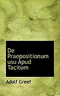 de Praepositionum Usu Apud Tacitum