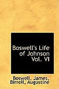 Boswell's Life of Johnson Vol. VI