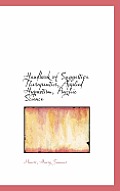 Handbook of Suggestive Therapeutics, Applied Hypnotism, Psychic Science