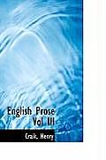 English Prose Vol III