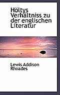 H Ltys Verh Ltniss Zu Der Englischen Literatur