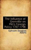 The Influence of Grenville on Pitt's Foreign Policy 1787-1798