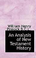 An Analysis of New Testament History