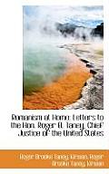 Romanism at Home: Letters to the Hon. Roger B. Taney, Chief Justice of the United States