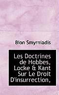 Les Doctrines de Hobbes, Locke & Kant Sur Le Droit D'Insurrection