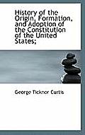 History of the Origin, Formation, and Adoption of the Constitution of the United States;