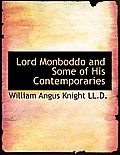 Lord Monboddo and Some of His Contemporaries