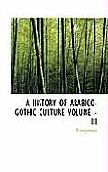 A History of Arabico-Gothic Culture Volume - III