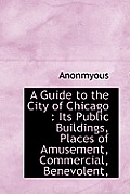 A Guide to the City of Chicago: Its Public Buildings, Places of Amusement, Commercial, Benevolent,