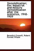 Demobilization; Our Industrial and Military Demobilization After the Armistice, 1918-1920