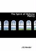The Spirit of Hebrew Poetry