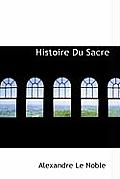 Histoire Du Sacre