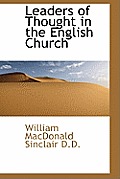Leaders of Thought in the English Church