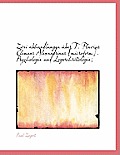 Zwei Abhandlungen Uber T. Flavius Clemens Alexandrinus [Microform]. Psychologie Und Logoschristologi