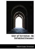 Weir of Hermiston: An Unfinished Romance