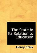 The State in Its Relation to Education