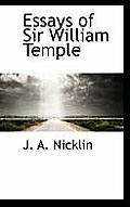 Essays of Sir William Temple