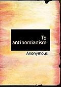 To Antinomianism