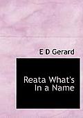 Reata What's in a Name