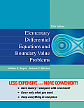 Elementary Differential Equations & Boundary Value Problems 10th Ed Binder Ready Version