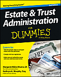 Estate & Trust Administration For Dummies 2nd Edition