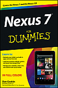 Nexus 7 for Dummies Google Tablet